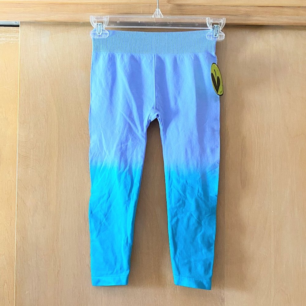Girl's Sz M/L Limeapple Seamless Capri Leggings